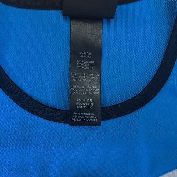 NFL Apparel Carolina Panthers Football Cheer Sleevless Top - Girls Large - Picture 5 of 5